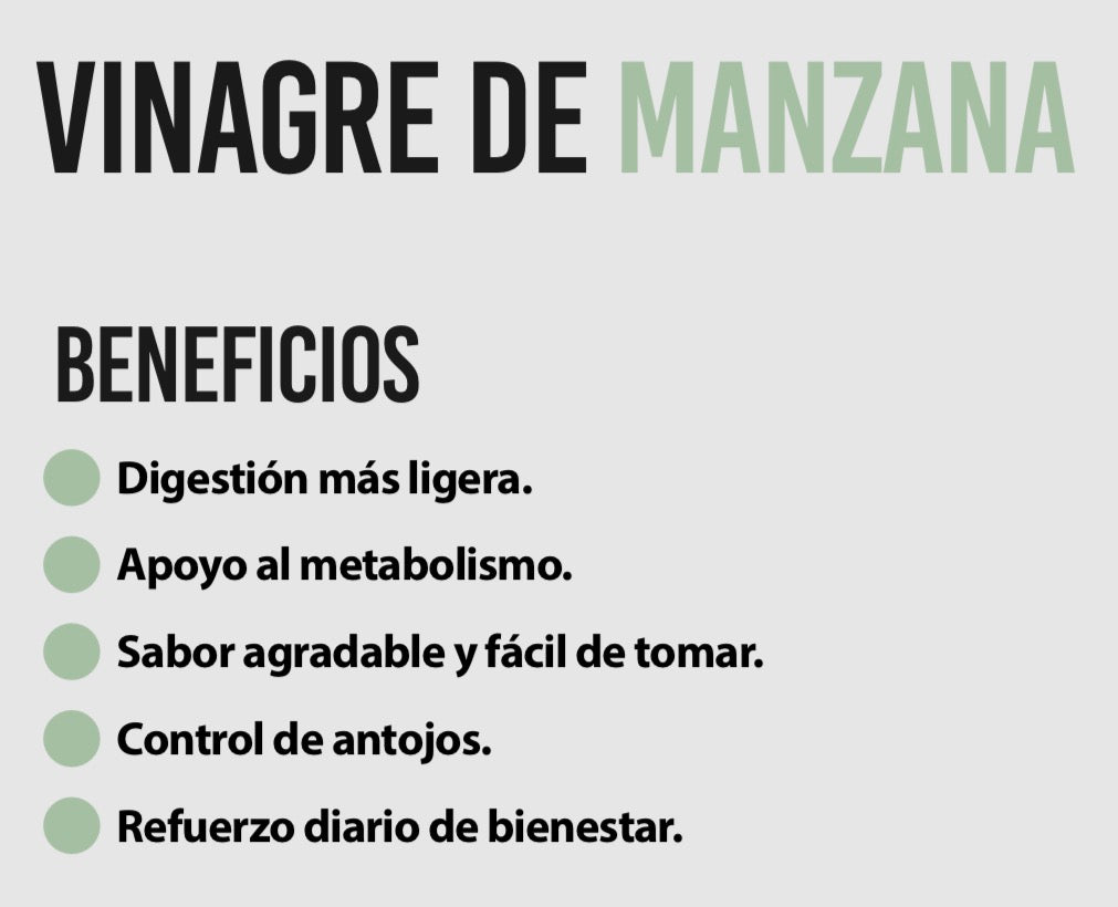 GOMITAS VINAGRE DE MANZANA 1000MG